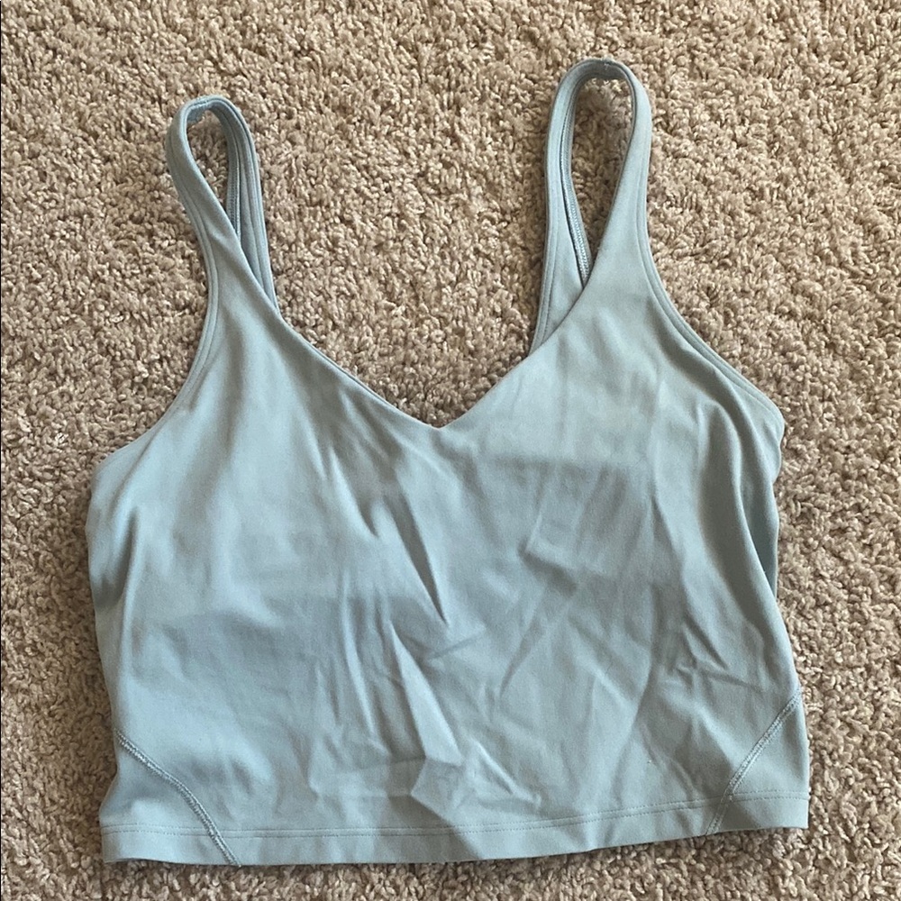 Mint green/blue lululemon align tank size 8